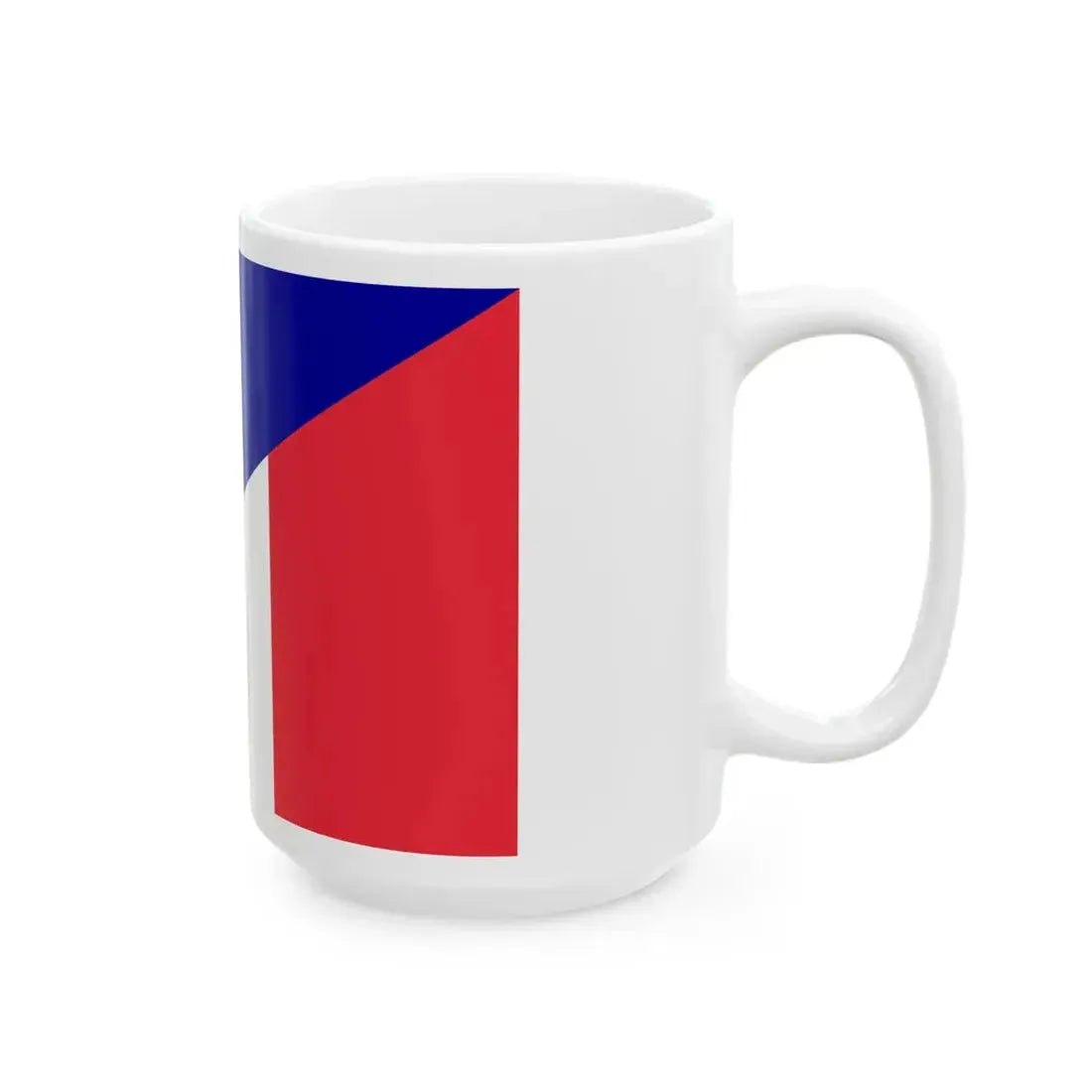 France flags fusion (France) White Coffee Mug - Go Mug Yourself