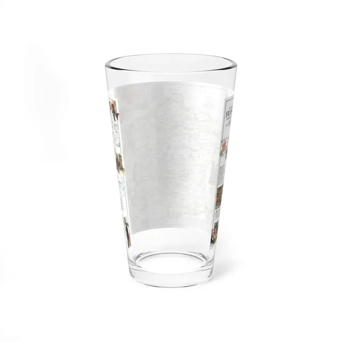 France- - Historical Evolution of a Nation (1989) (Map) Pint Glass 16oz - Go Mug Yourself