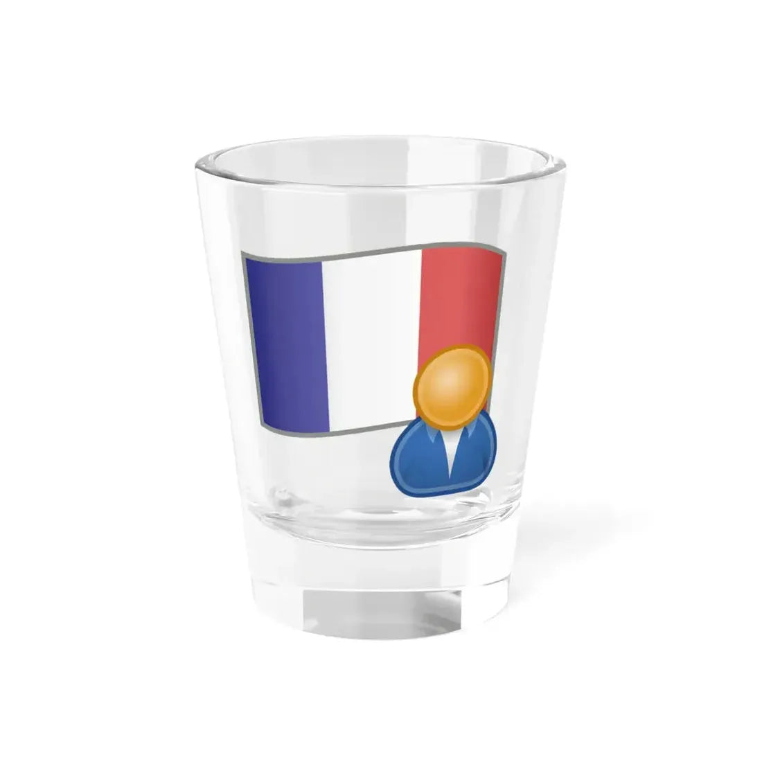France people stub icon (France) Shot Glass 1.5oz 1.5oz - Go Mug Yourself