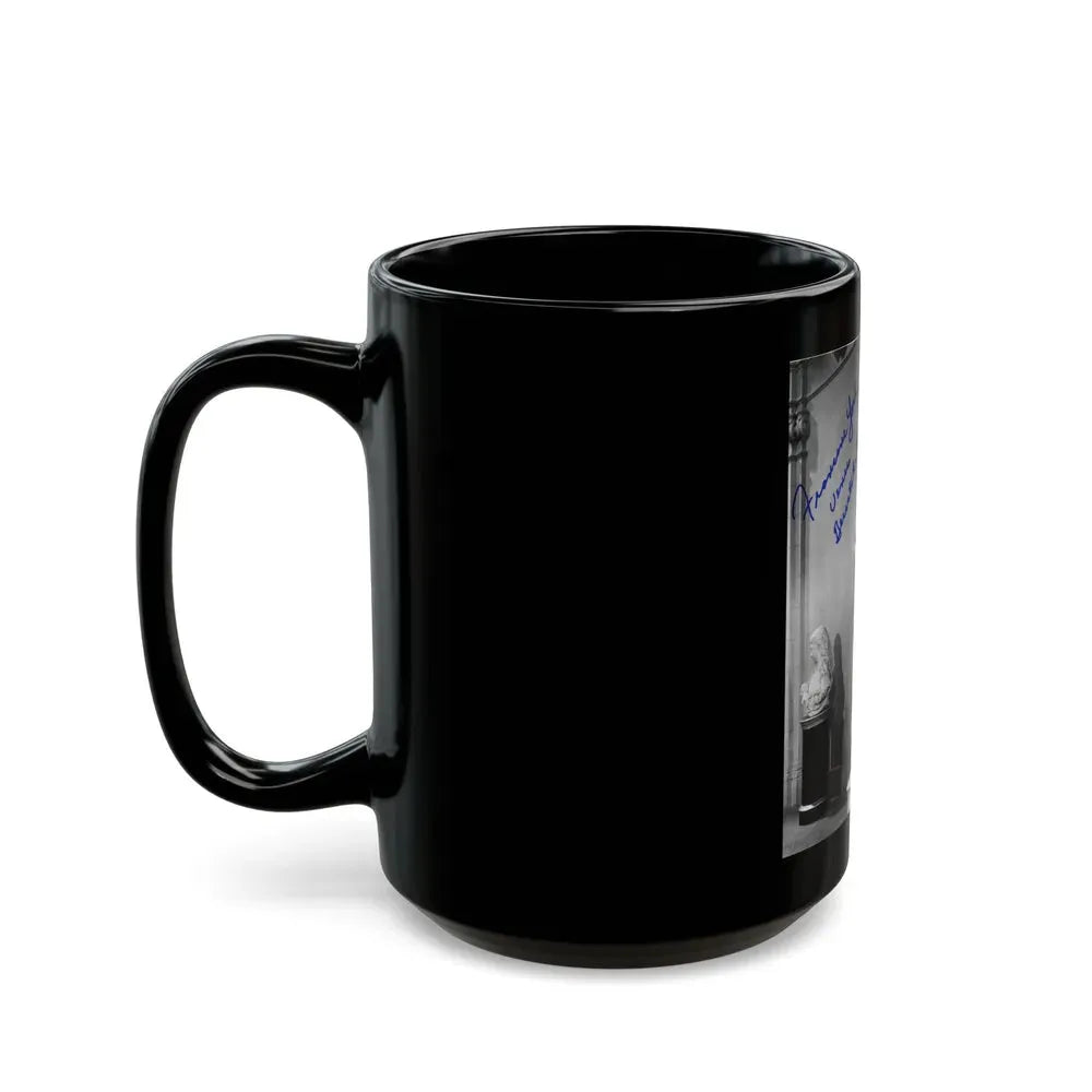 Francine York #04 (Vintage Female Icon) Black Coffee Mug - Go Mug Yourself