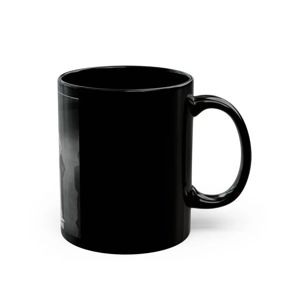 Francine York #04 (Vintage Female Icon) Black Coffee Mug - Go Mug Yourself