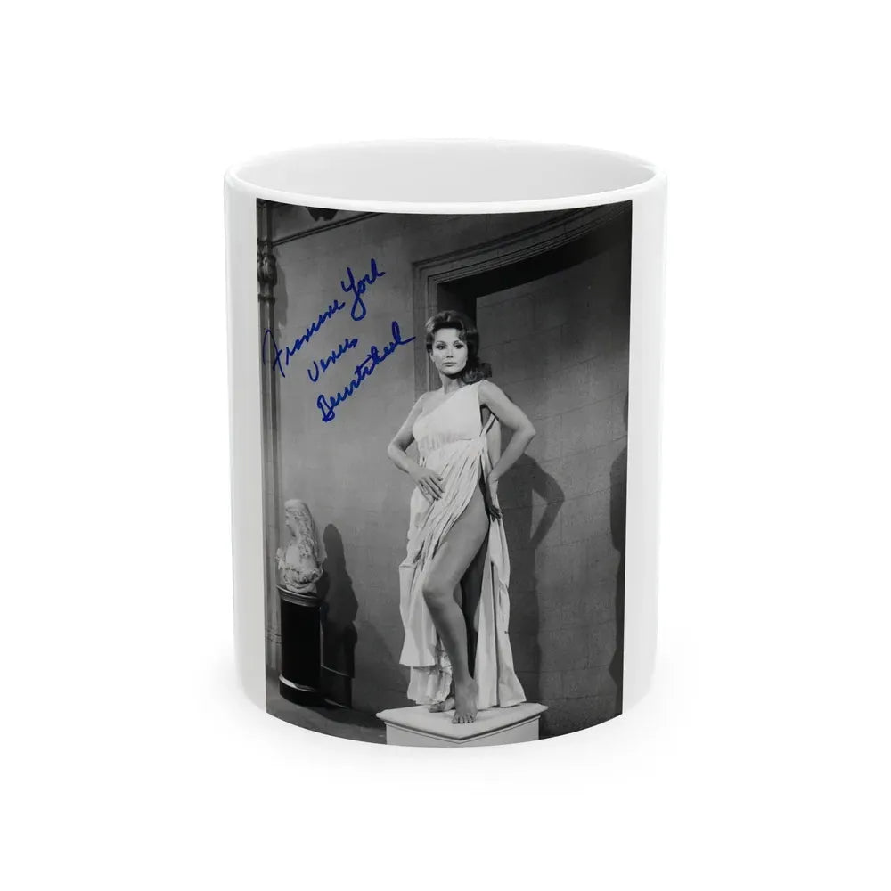Francine York #04 (Vintage Female Icon) White Coffee Mug 11oz - Go Mug Yourself