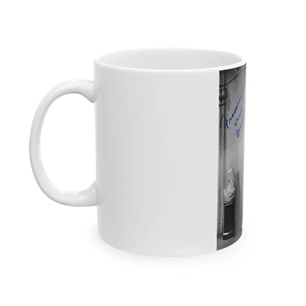 Francine York #04 (Vintage Female Icon) White Coffee Mug - Go Mug Yourself