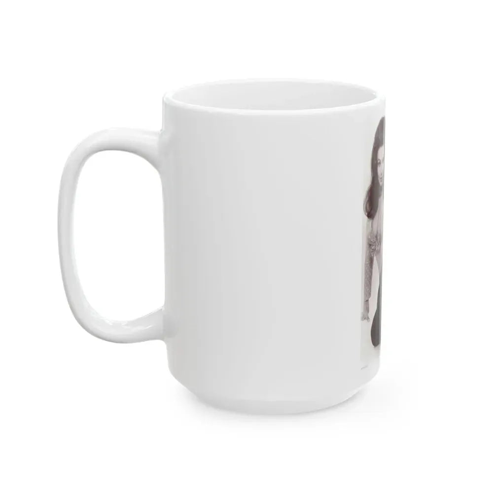 Francine York #05 (Vintage Female Icon) White Coffee Mug - Go Mug Yourself