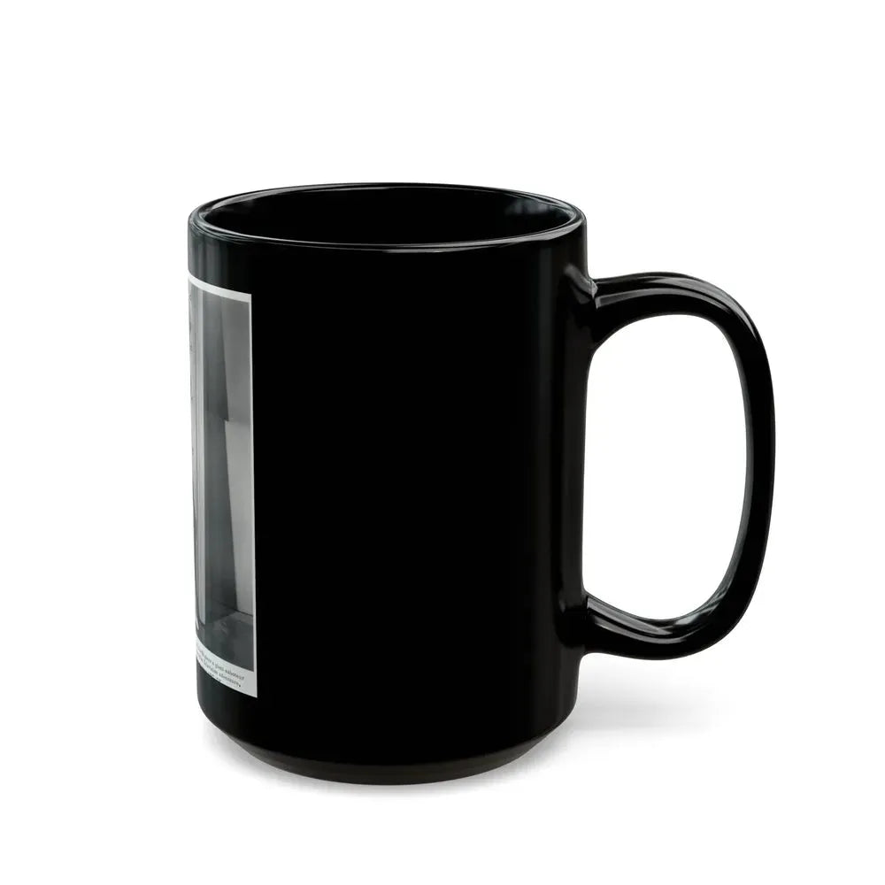 Francine York #06 (Vintage Female Icon) Black Coffee Mug - Go Mug Yourself