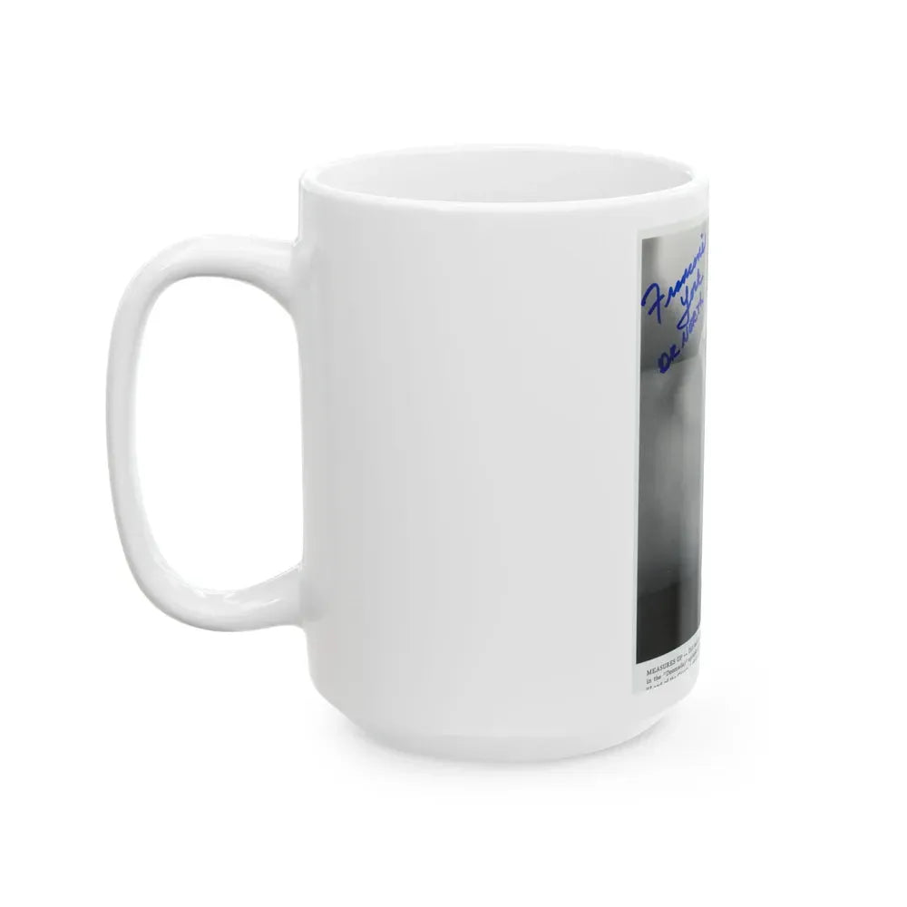 Francine York #06 (Vintage Female Icon) White Coffee Mug - Go Mug Yourself