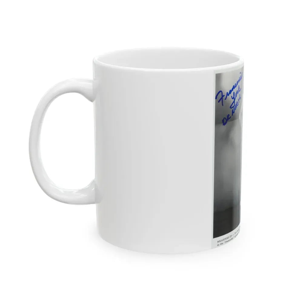 Francine York #06 (Vintage Female Icon) White Coffee Mug - Go Mug Yourself