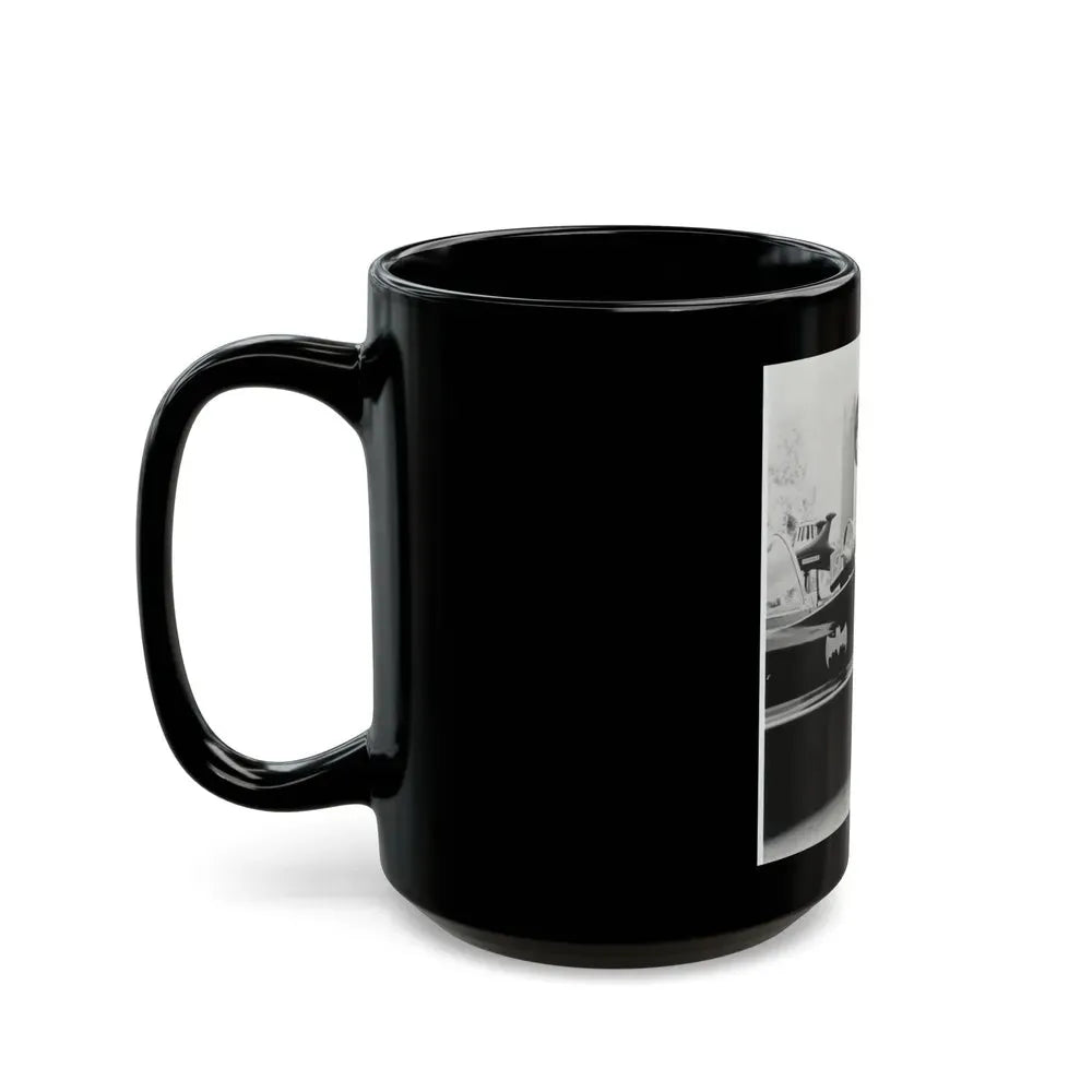 Francine York #09 (Vintage Female Icon) Black Coffee Mug - Go Mug Yourself