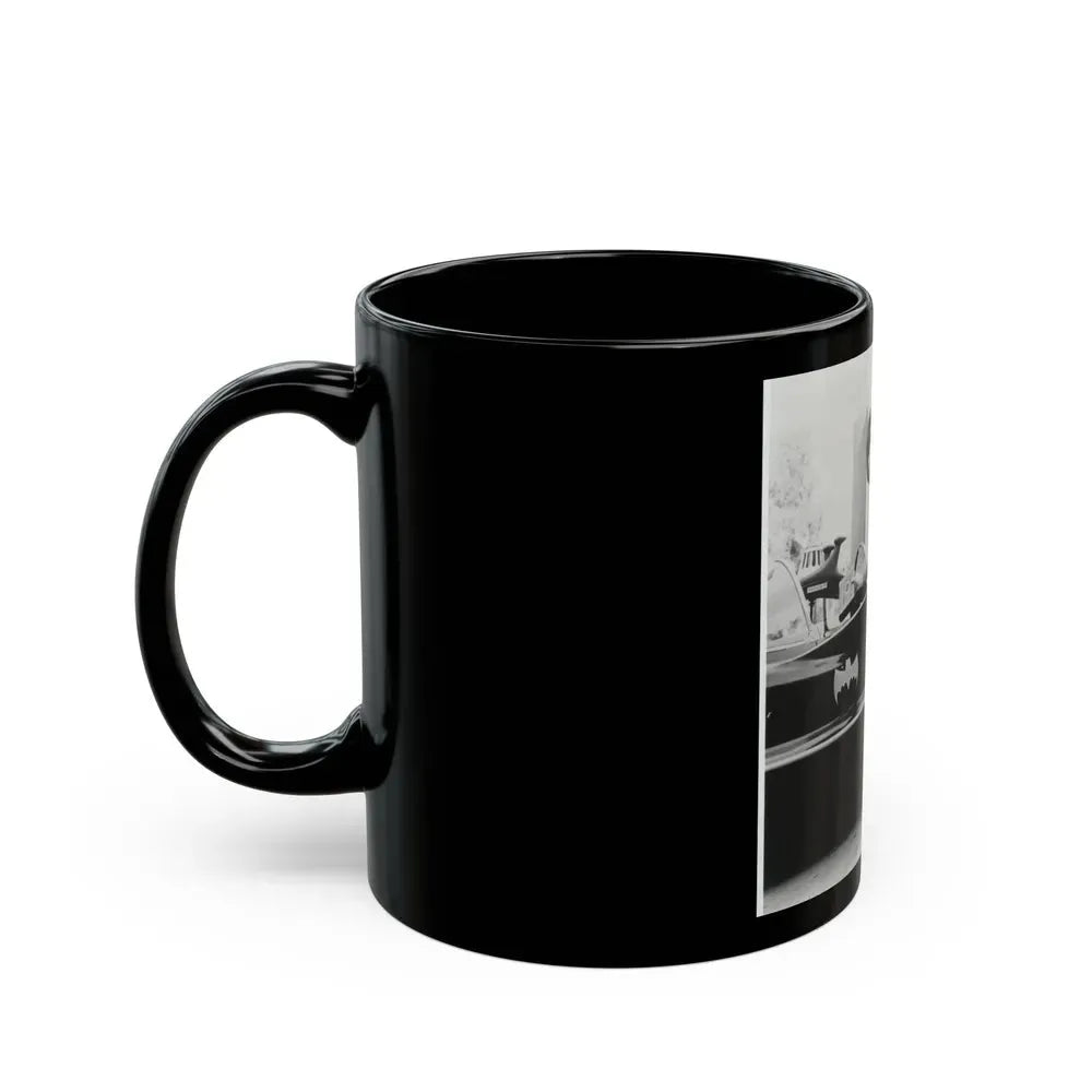 Francine York #09 (Vintage Female Icon) Black Coffee Mug - Go Mug Yourself