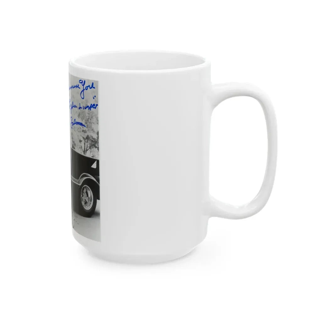 Francine York #09 (Vintage Female Icon) White Coffee Mug - Go Mug Yourself