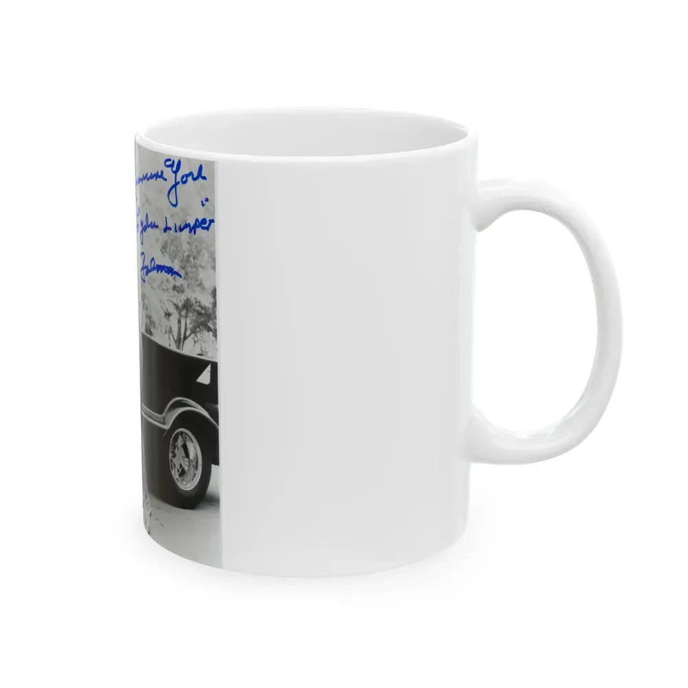 Francine York #09 (Vintage Female Icon) White Coffee Mug - Go Mug Yourself