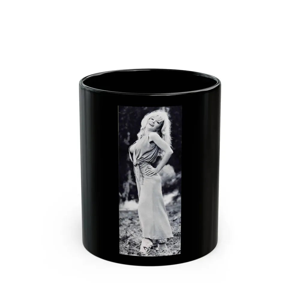 Francine York #157 (Vintage Female Icon) Black Coffee Mug 11oz - Go Mug Yourself