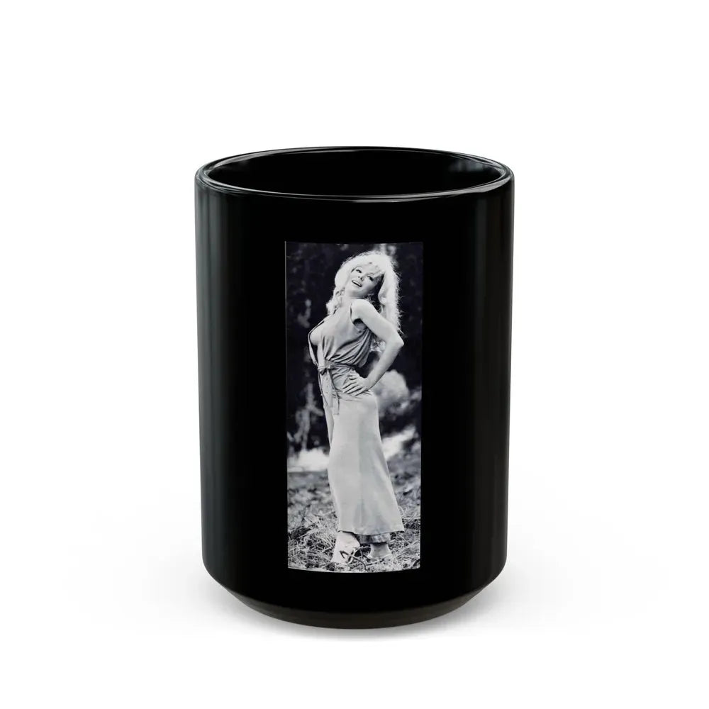 Francine York #157 (Vintage Female Icon) Black Coffee Mug 15oz - Go Mug Yourself