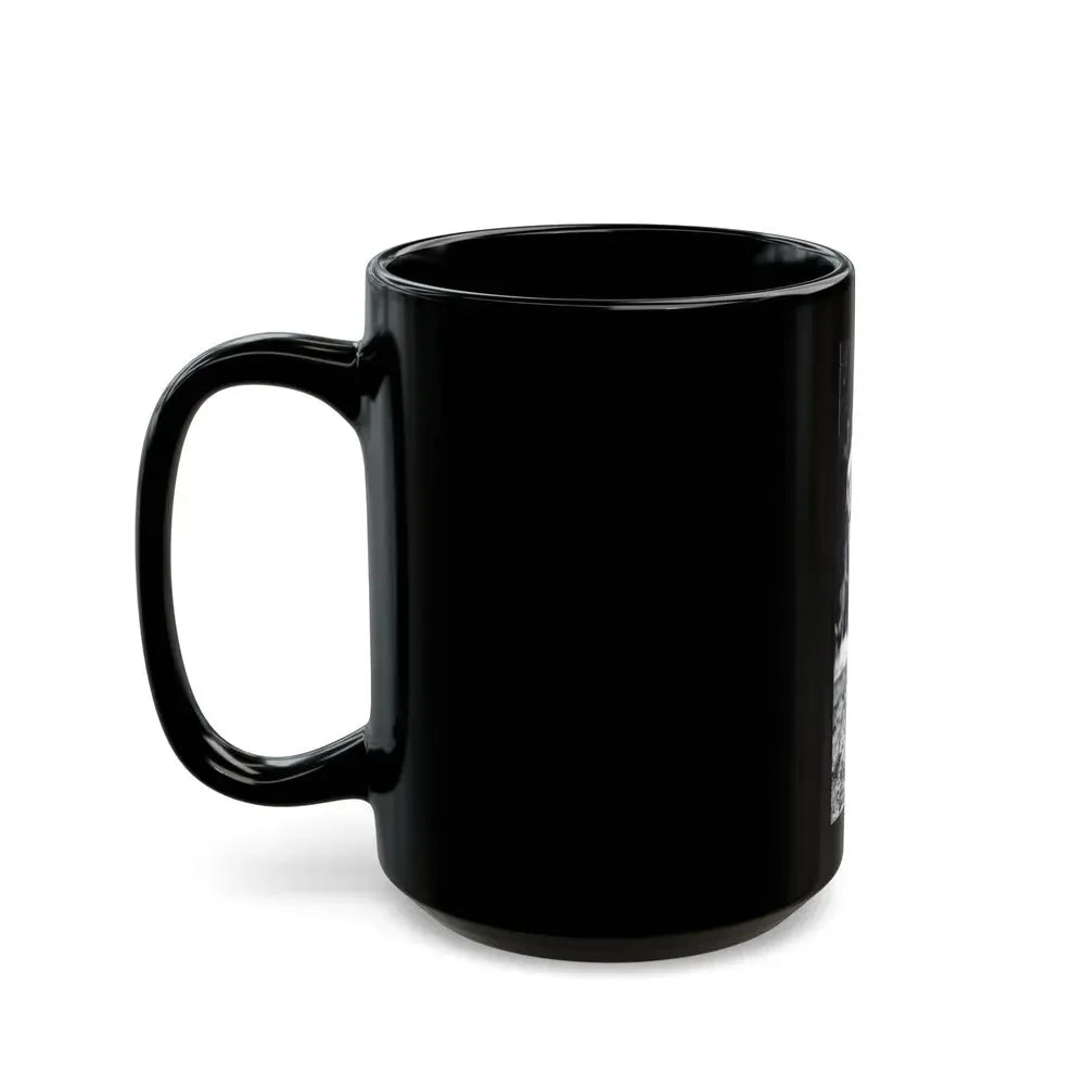 Francine York #157 (Vintage Female Icon) Black Coffee Mug - Go Mug Yourself