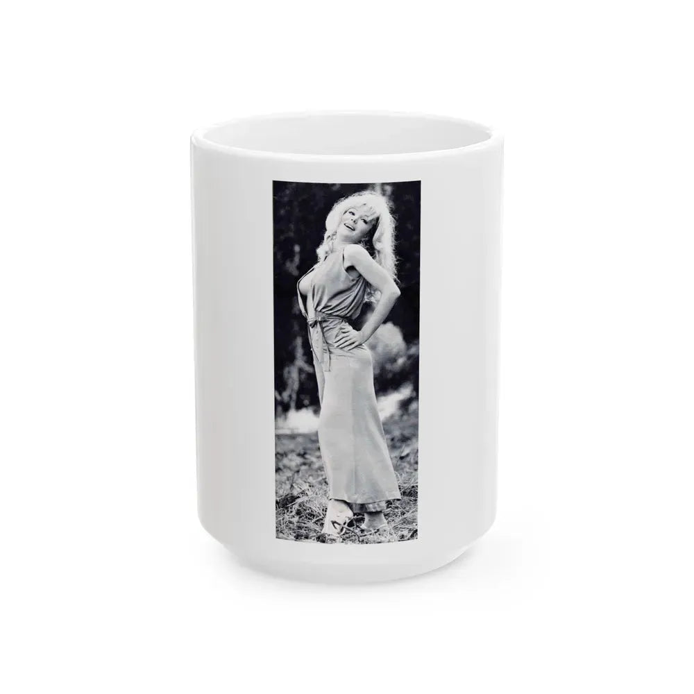 Francine York #157 (Vintage Female Icon) White Coffee Mug 15oz - Go Mug Yourself