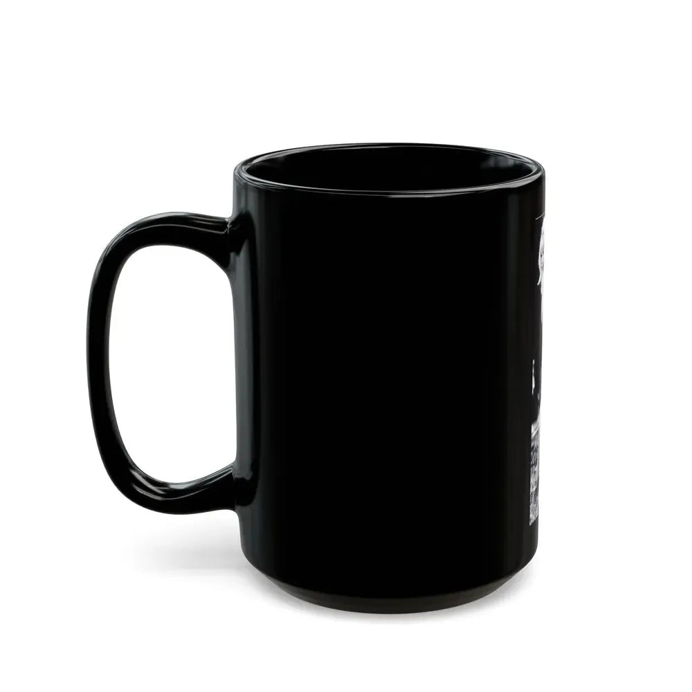 Francine York #159 (Vintage Female Icon) Black Coffee Mug - Go Mug Yourself
