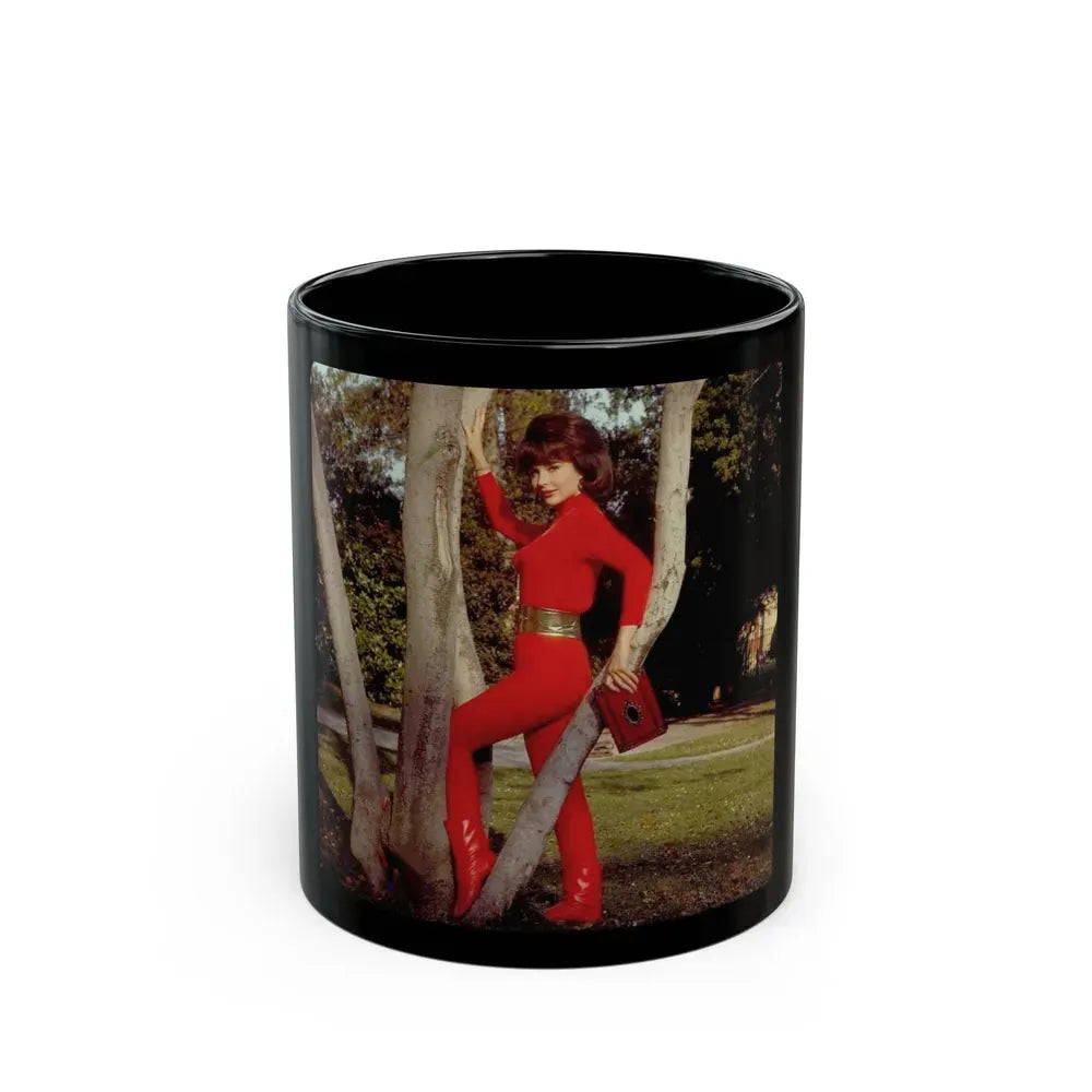 Francine York #16 (Vintage Female Icon) Black Coffee Mug 11oz - Go Mug Yourself