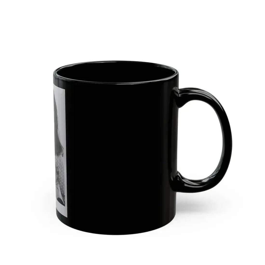 Francine York #169 - 4x5 60's B&W Photo on Postcard Paper (Vintage Female Icon) Black Coffee Mug - Go Mug Yourself