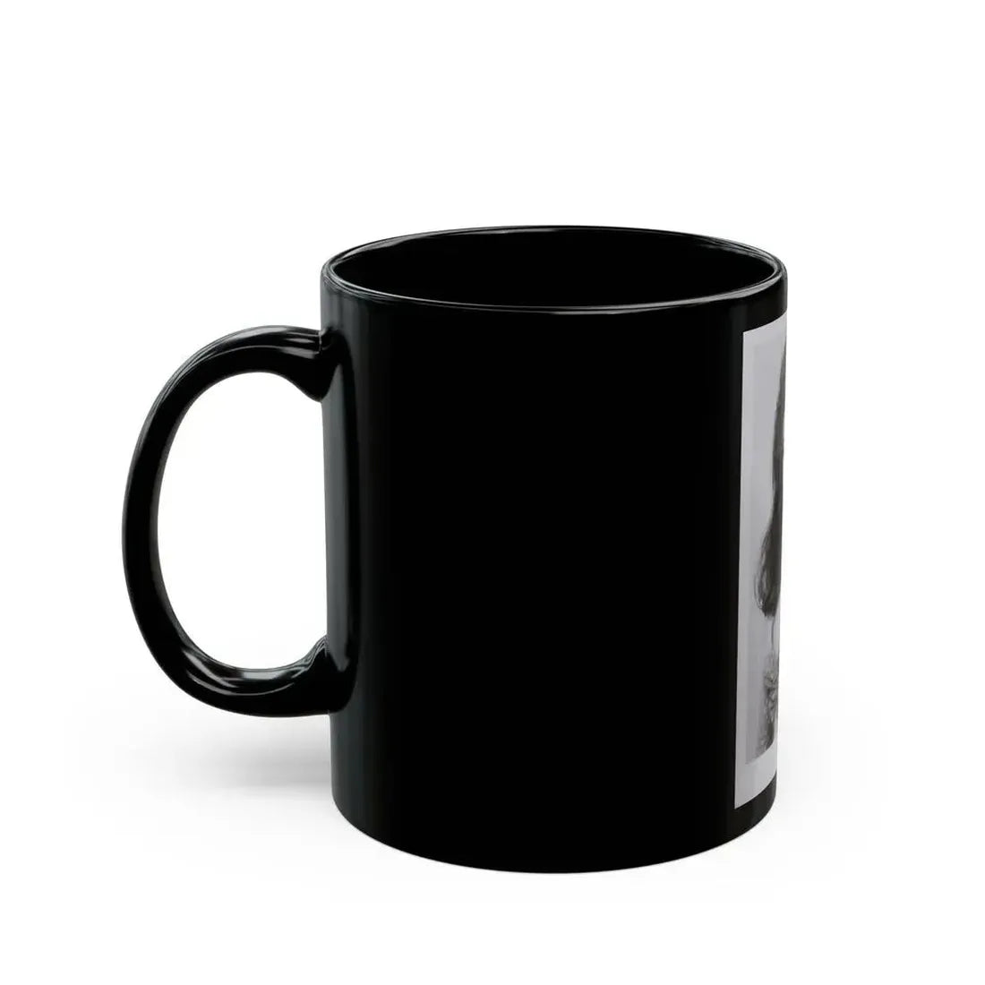 Francine York #169 - 4x5 60's B&W Photo on Postcard Paper (Vintage Female Icon) Black Coffee Mug - Go Mug Yourself