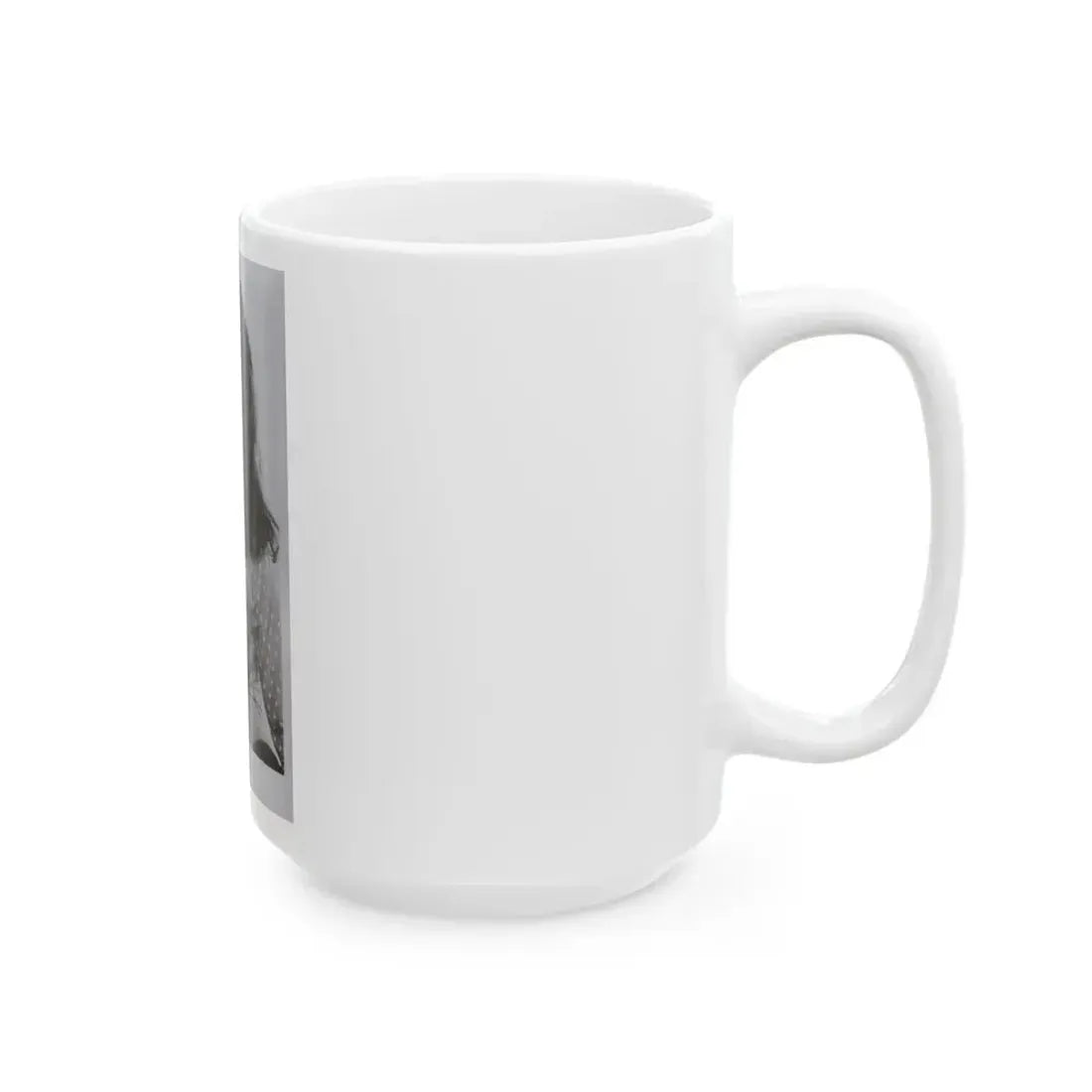 Francine York #169 - 4x5 60's B&W Photo on Postcard Paper (Vintage Female Icon) White Coffee Mug - Go Mug Yourself