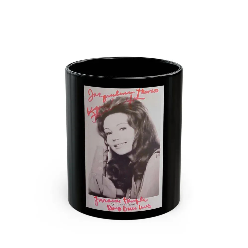 Francine York #17 (Vintage Female Icon) Black Coffee Mug 11oz - Go Mug Yourself