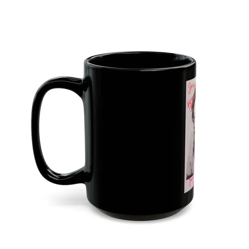 Francine York #17 (Vintage Female Icon) Black Coffee Mug - Go Mug Yourself