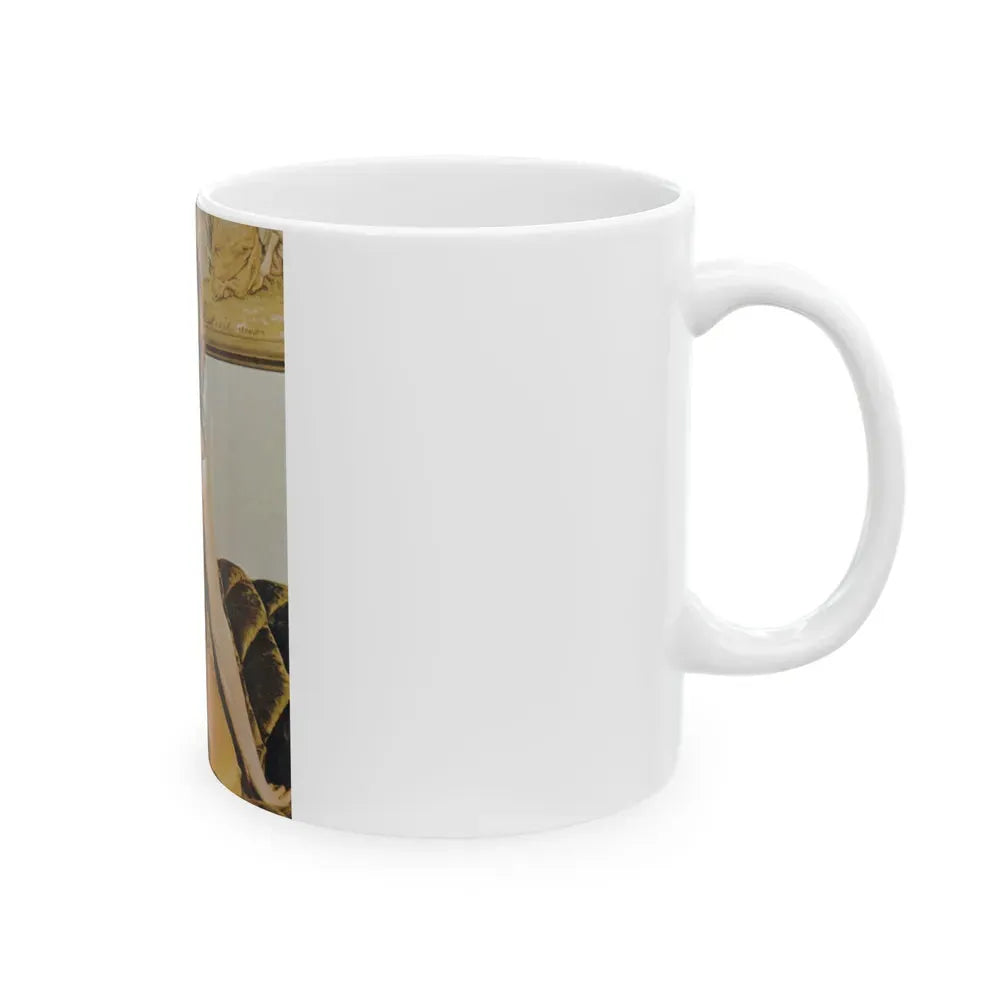 Francine York #18 (Vintage Female Icon) White Coffee Mug - Go Mug Yourself