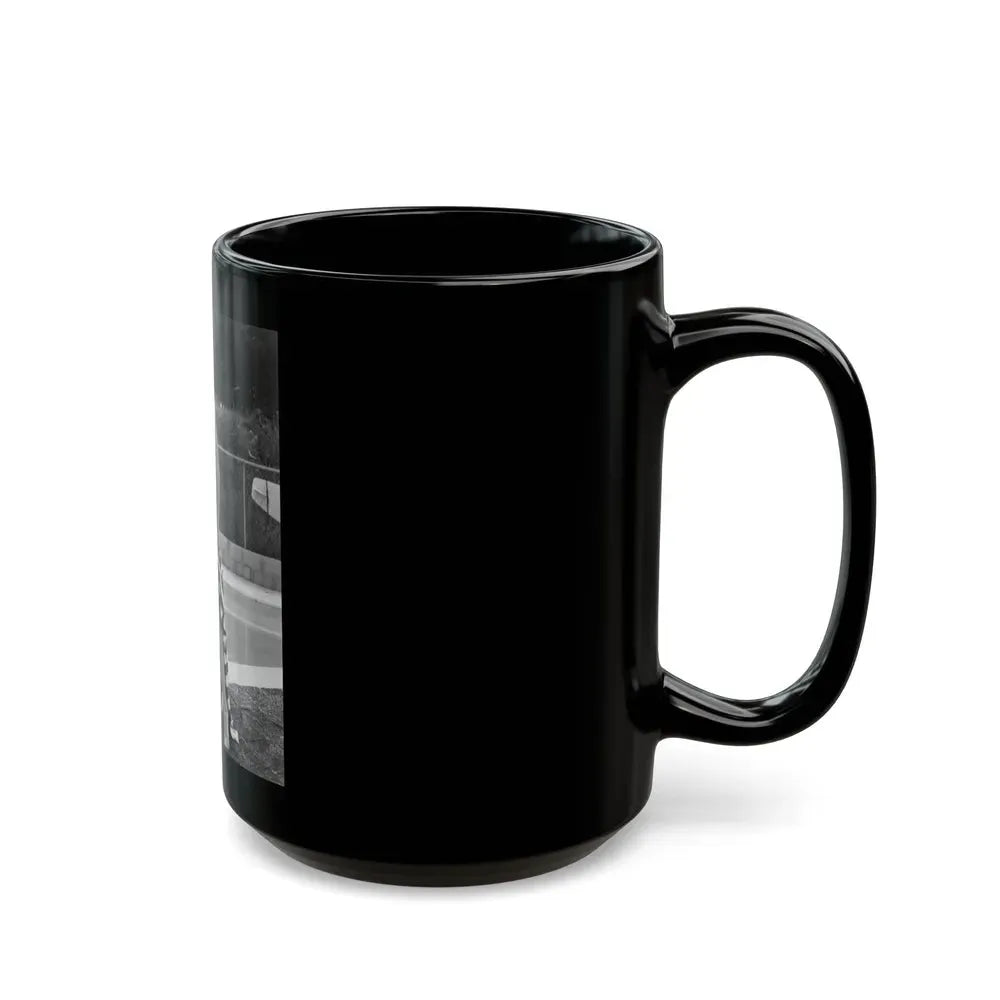 Francine York #182 (Vintage Female Icon) Black Coffee Mug - Go Mug Yourself