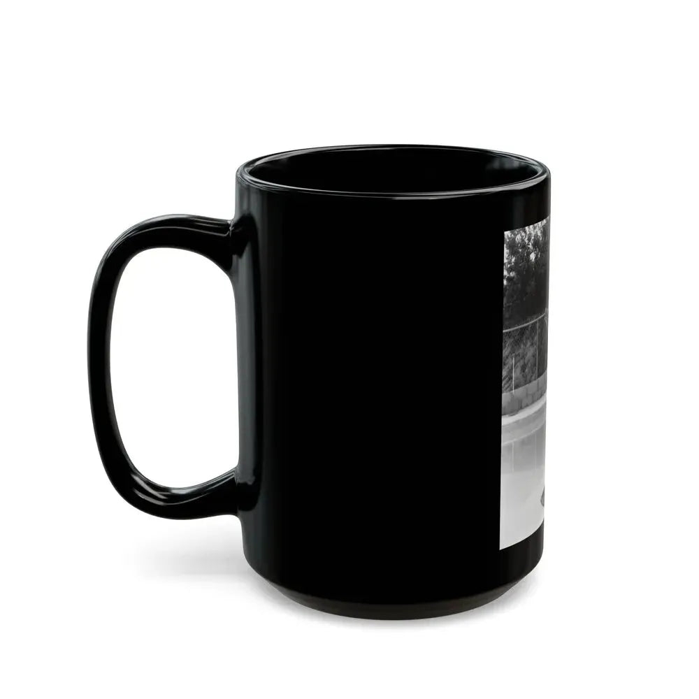 Francine York #182 (Vintage Female Icon) Black Coffee Mug - Go Mug Yourself