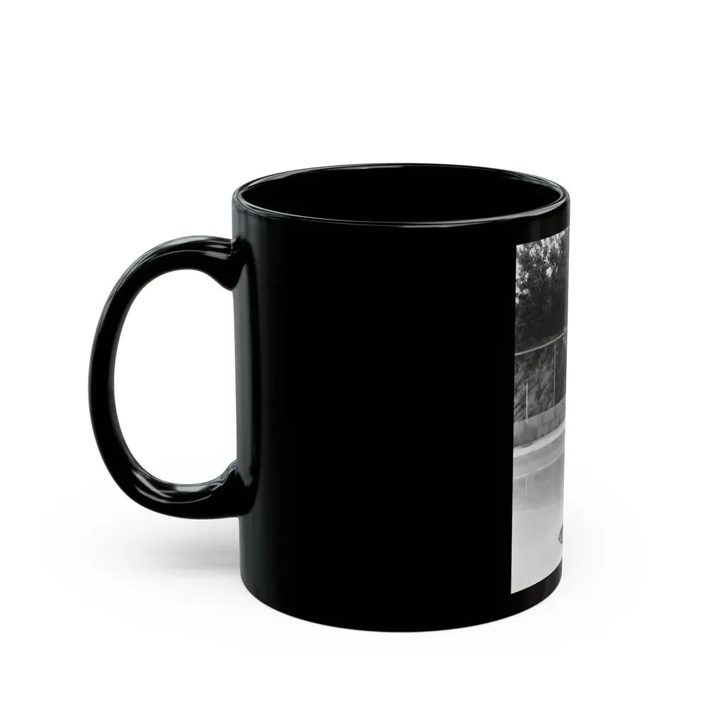 Francine York #182 (Vintage Female Icon) Black Coffee Mug - Go Mug Yourself