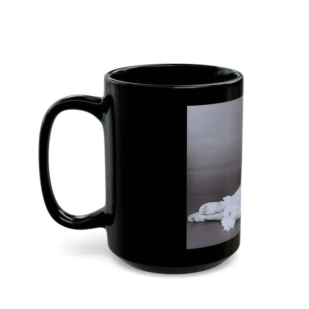 Francine York #183 (Vintage Female Icon) Black Coffee Mug - Go Mug Yourself