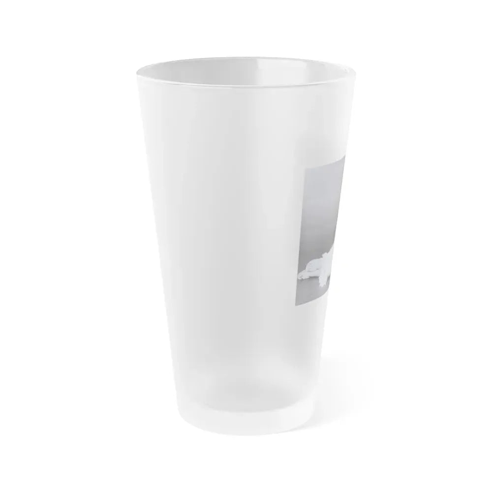 Francine York #183 (Vintage Female Icon) Frosted Pint Glass 16oz - Go Mug Yourself