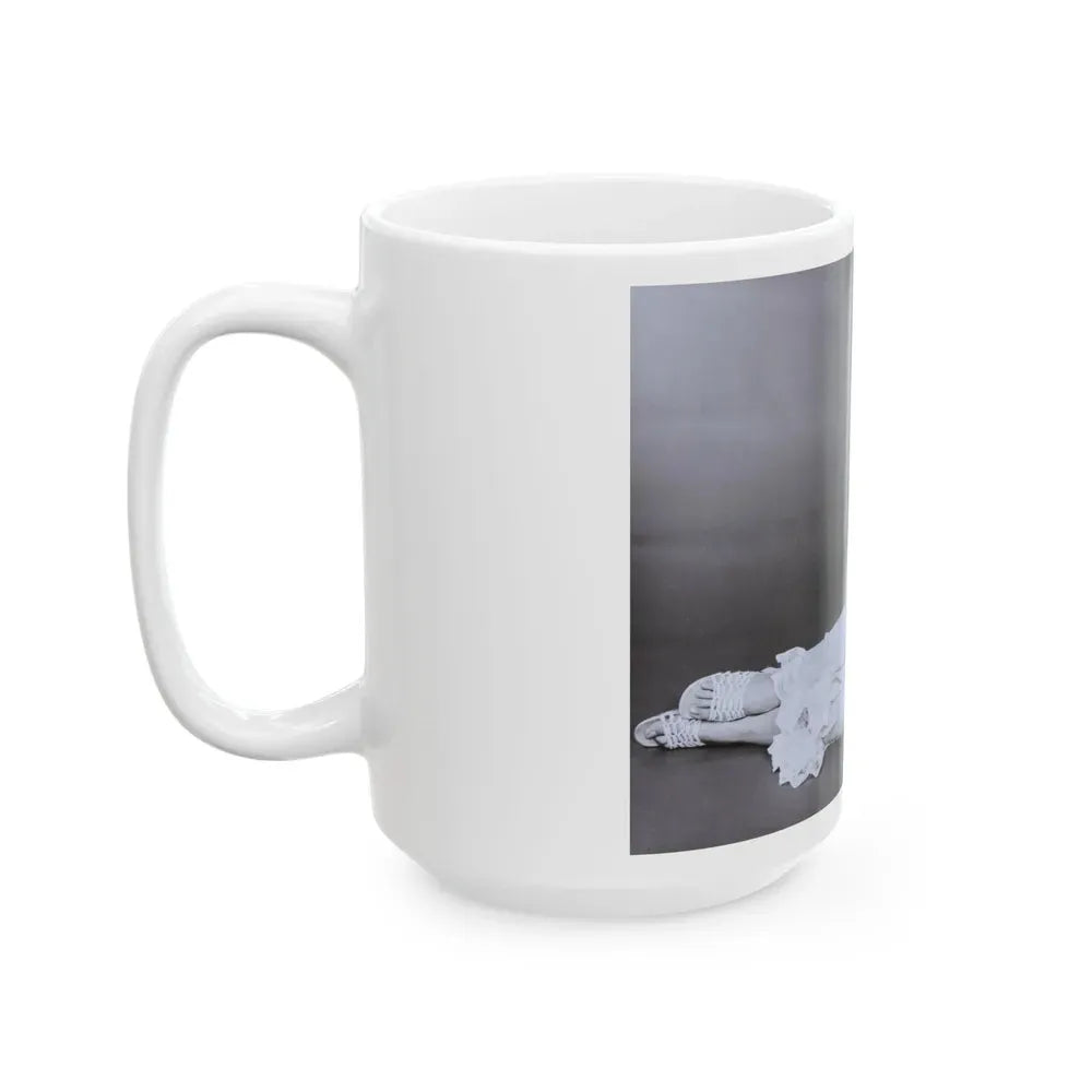 Francine York #183 (Vintage Female Icon) White Coffee Mug - Go Mug Yourself