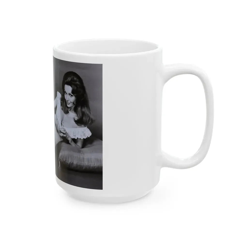 Francine York #183 (Vintage Female Icon) White Coffee Mug - Go Mug Yourself