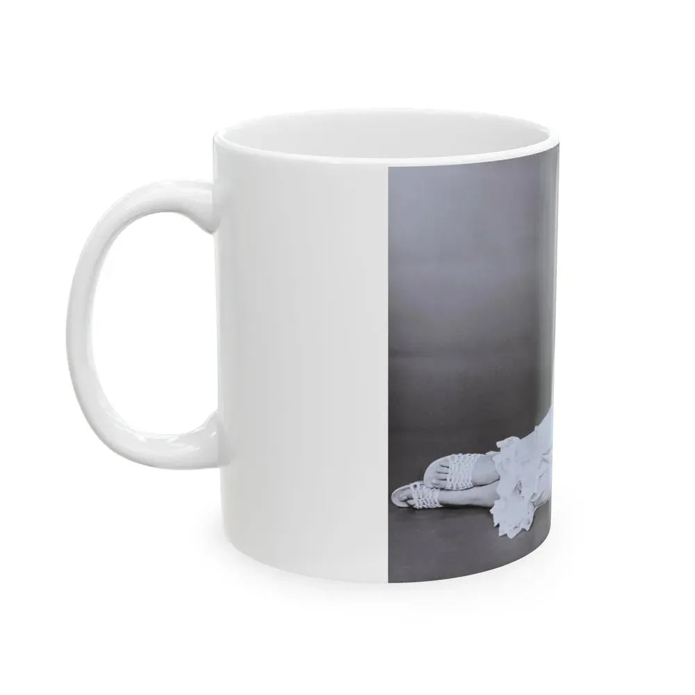 Francine York #183 (Vintage Female Icon) White Coffee Mug - Go Mug Yourself