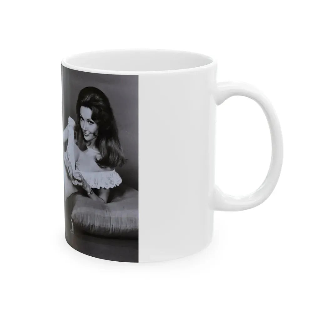 Francine York #183 (Vintage Female Icon) White Coffee Mug - Go Mug Yourself
