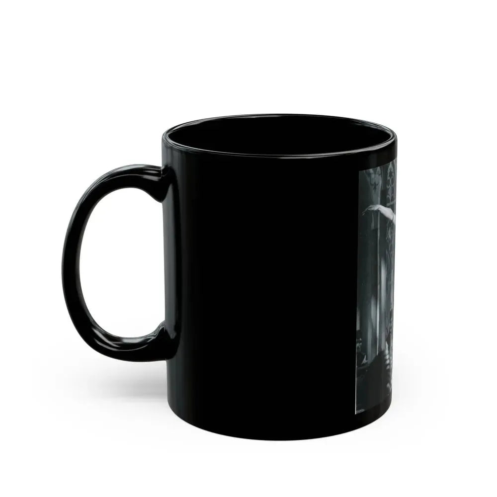 Francine York #185 (Vintage Female Icon) Black Coffee Mug - Go Mug Yourself
