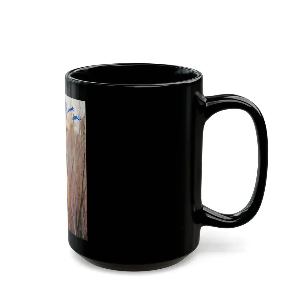 Francine York #19 (Vintage Female Icon) Black Coffee Mug - Go Mug Yourself