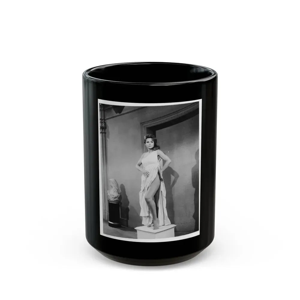 Francine York #21 (Vintage Female Icon) Black Coffee Mug 15oz - Go Mug Yourself