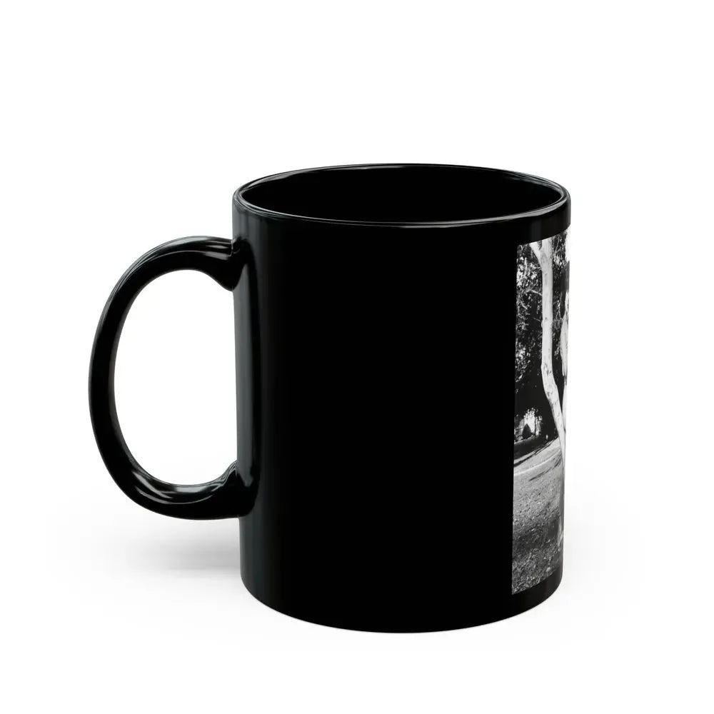 Francine York #36 (Vintage Female Icon) Black Coffee Mug - Go Mug Yourself
