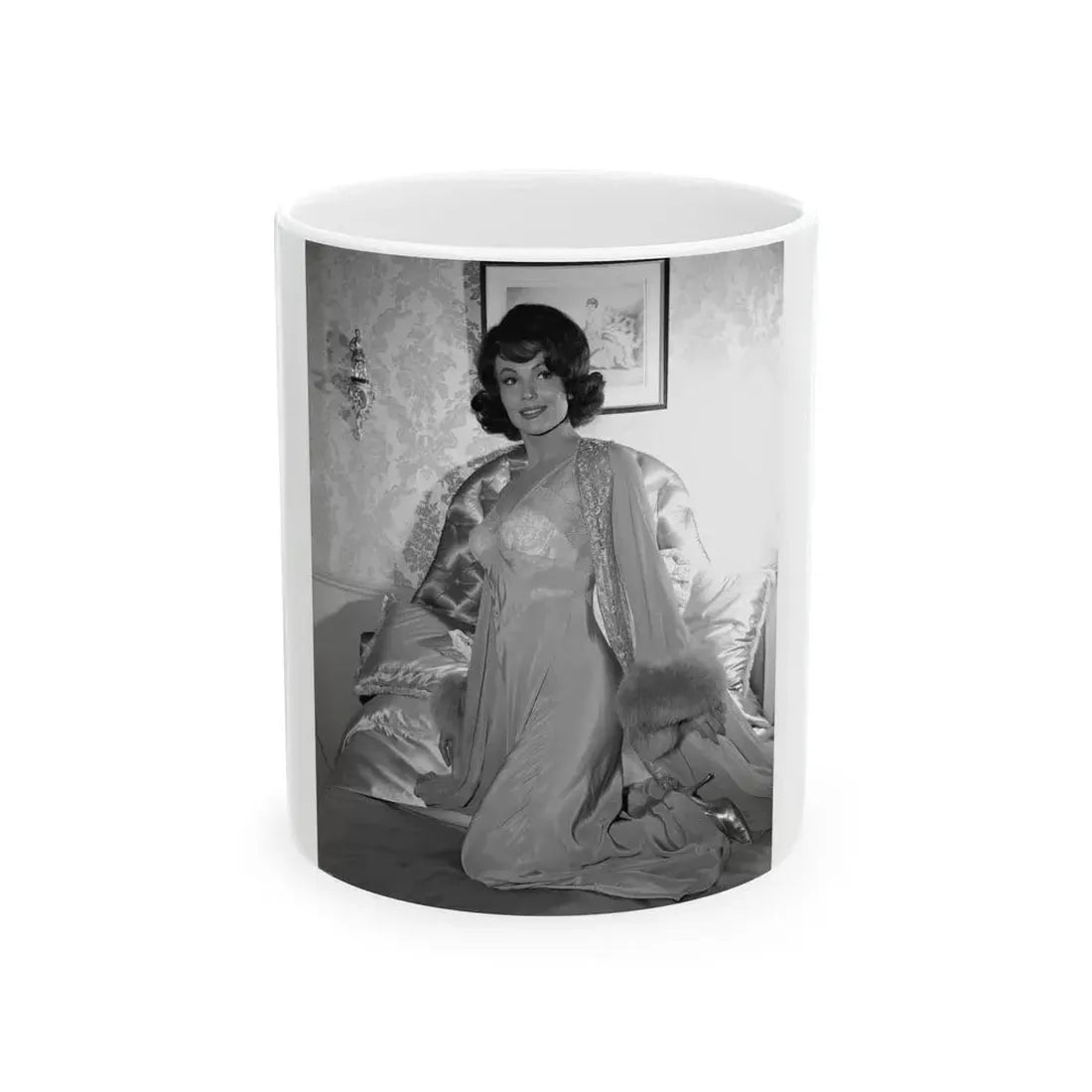 Francine York #41 1 (Vintage Female Icon) White Coffee Mug 11oz - Go Mug Yourself