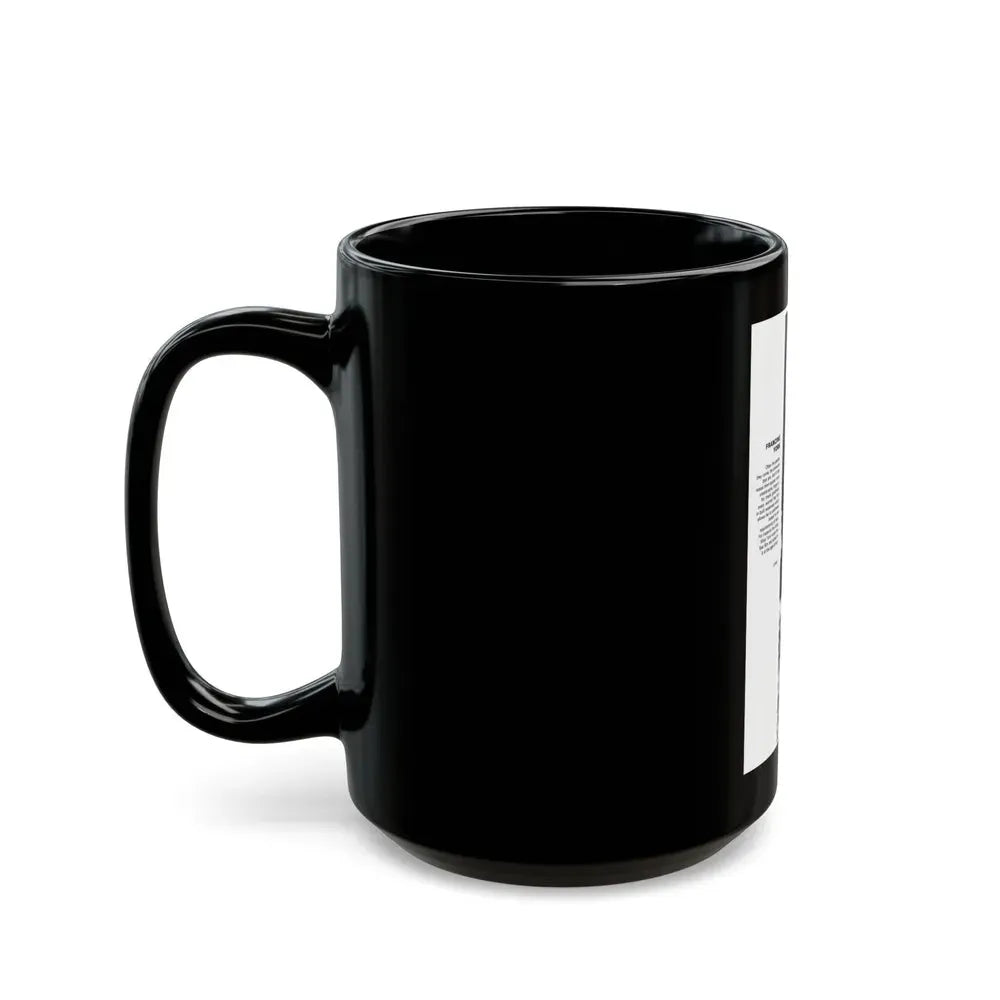 Francine York #43 (Vintage Female Icon) Black Coffee Mug - Go Mug Yourself