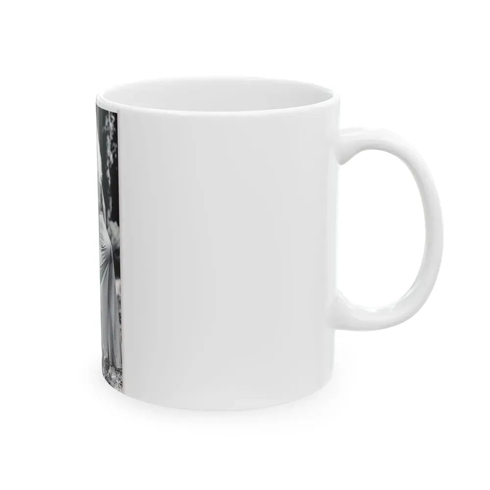 Francine York #43 (Vintage Female Icon) White Coffee Mug - Go Mug Yourself