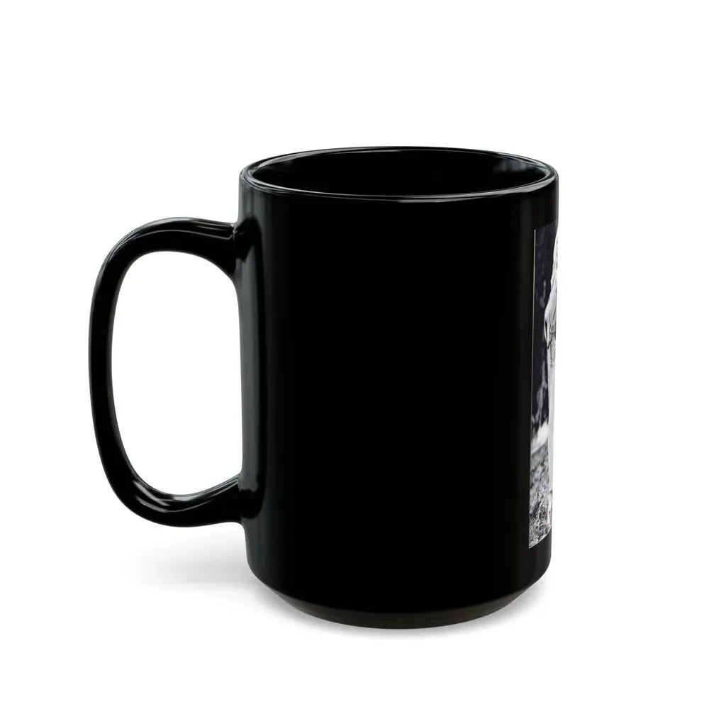 Francine York #44 (Vintage Female Icon) Black Coffee Mug - Go Mug Yourself