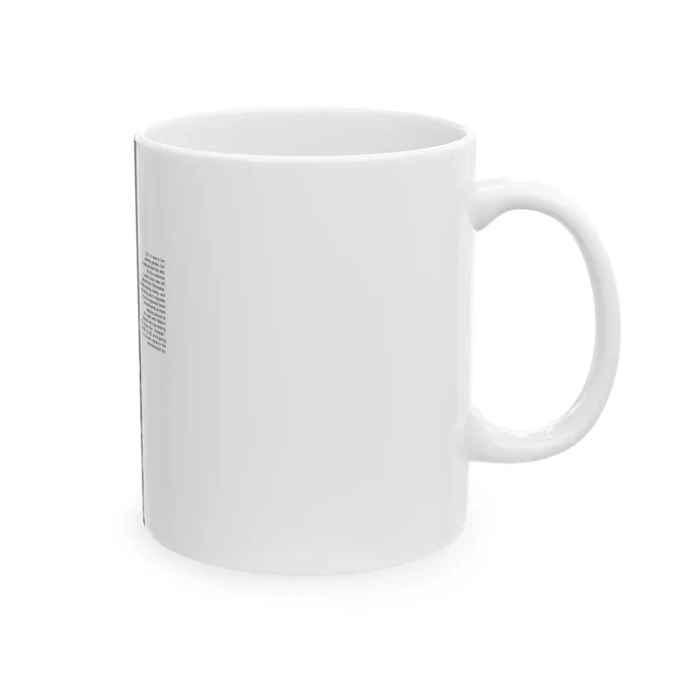 Francine York #44 (Vintage Female Icon) White Coffee Mug - Go Mug Yourself
