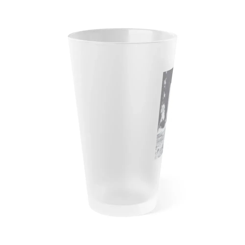 Francine York #45 (Vintage Female Icon) Frosted Pint Glass 16oz - Go Mug Yourself