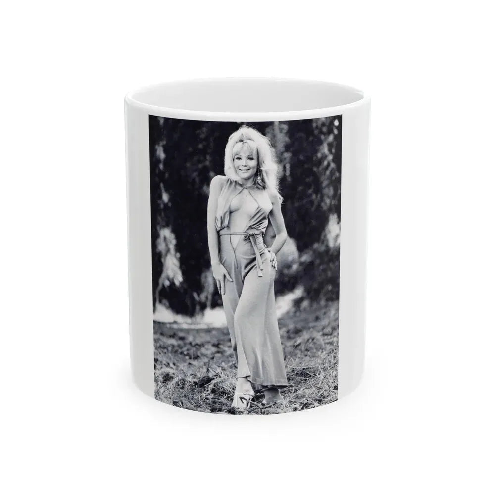 Francine York #45 (Vintage Female Icon) White Coffee Mug 11oz - Go Mug Yourself