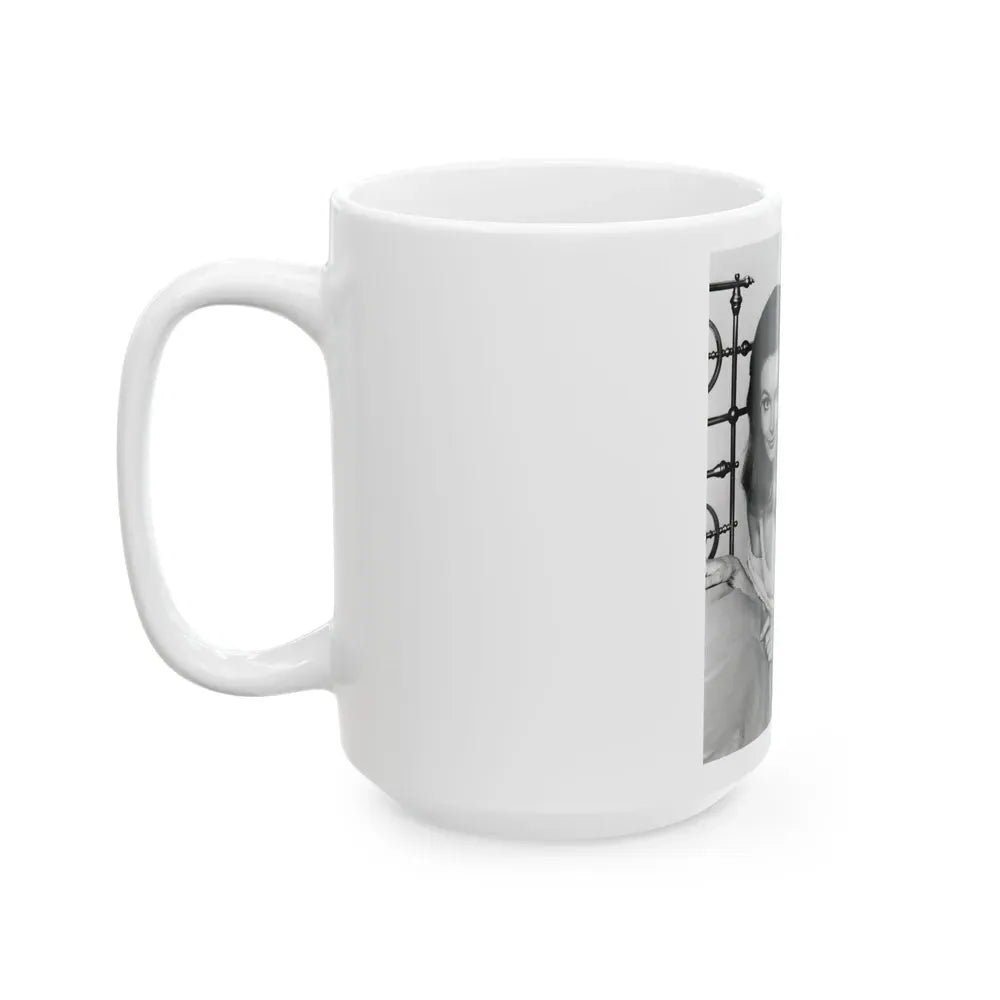 Francine York #50 (Vintage Female Icon) White Coffee Mug - Go Mug Yourself