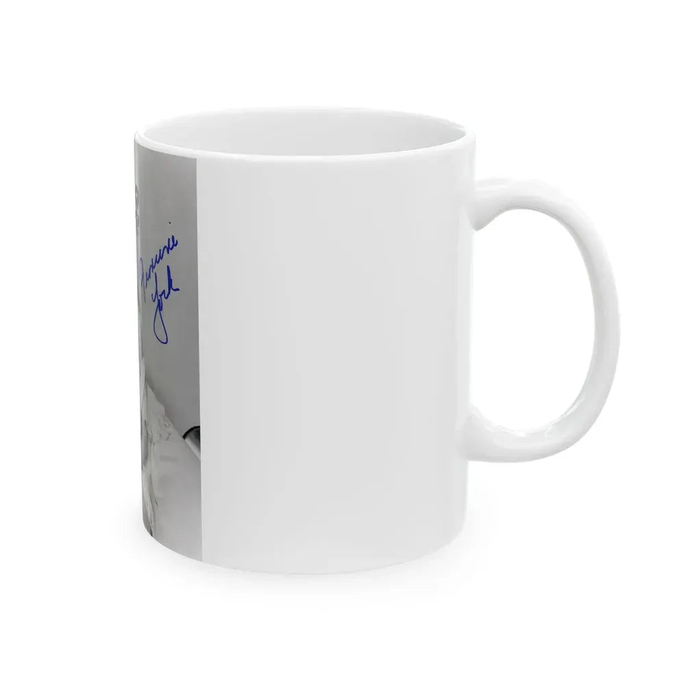Francine York #50 (Vintage Female Icon) White Coffee Mug - Go Mug Yourself