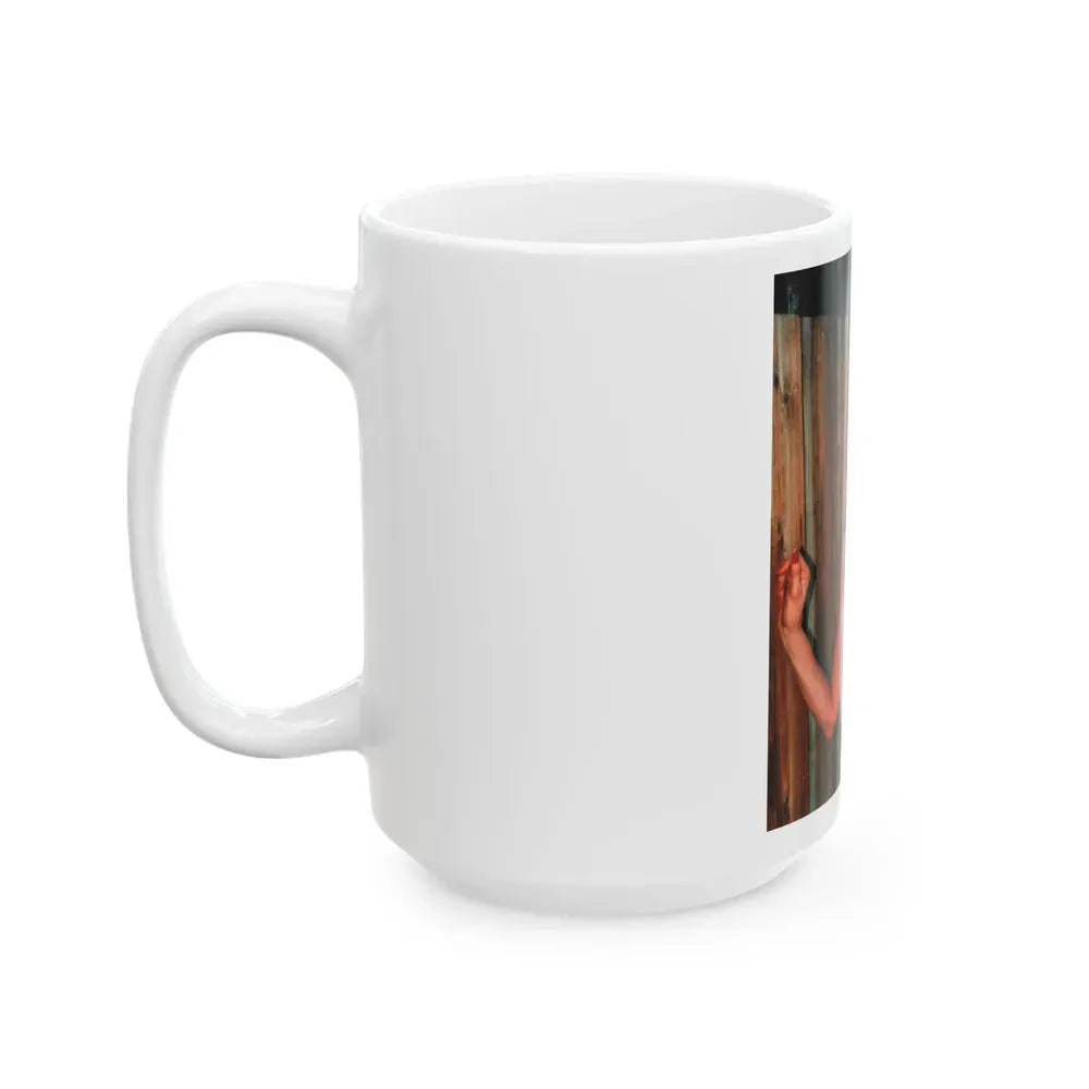 Francine York #52 (Vintage Female Icon) White Coffee Mug - Go Mug Yourself